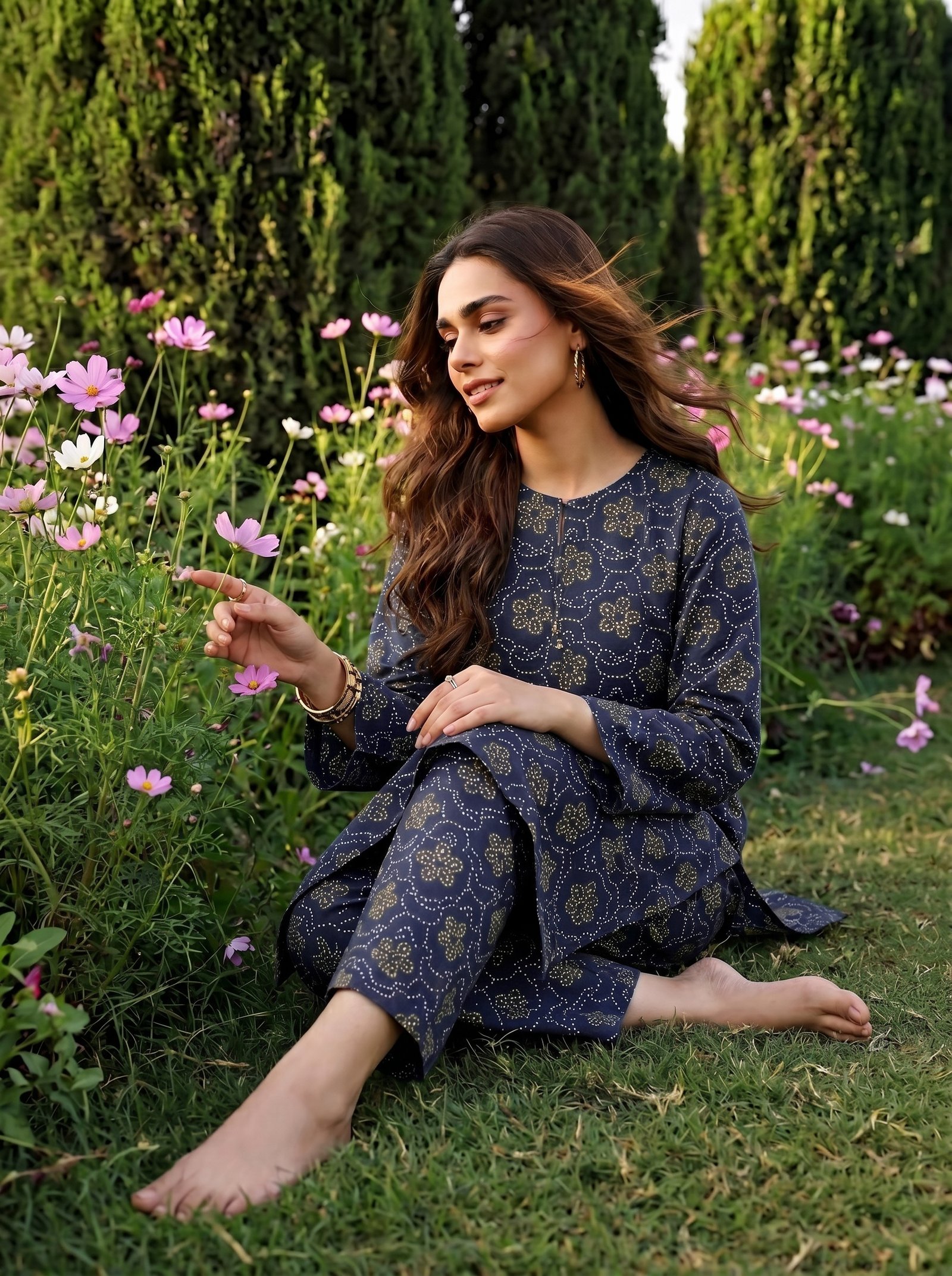 Charming Petal Digital Printed Lawn Wear Charming Petal Digital Printed Lawn Wear - Image 5