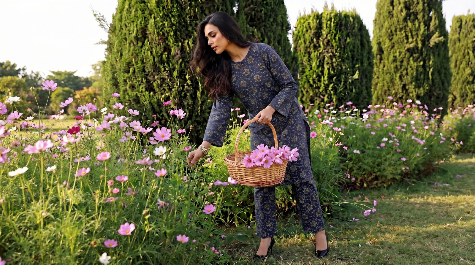 Charming Petal Digital Printed Lawn Wear Charming Petal Digital Printed Lawn Wear - Image 4