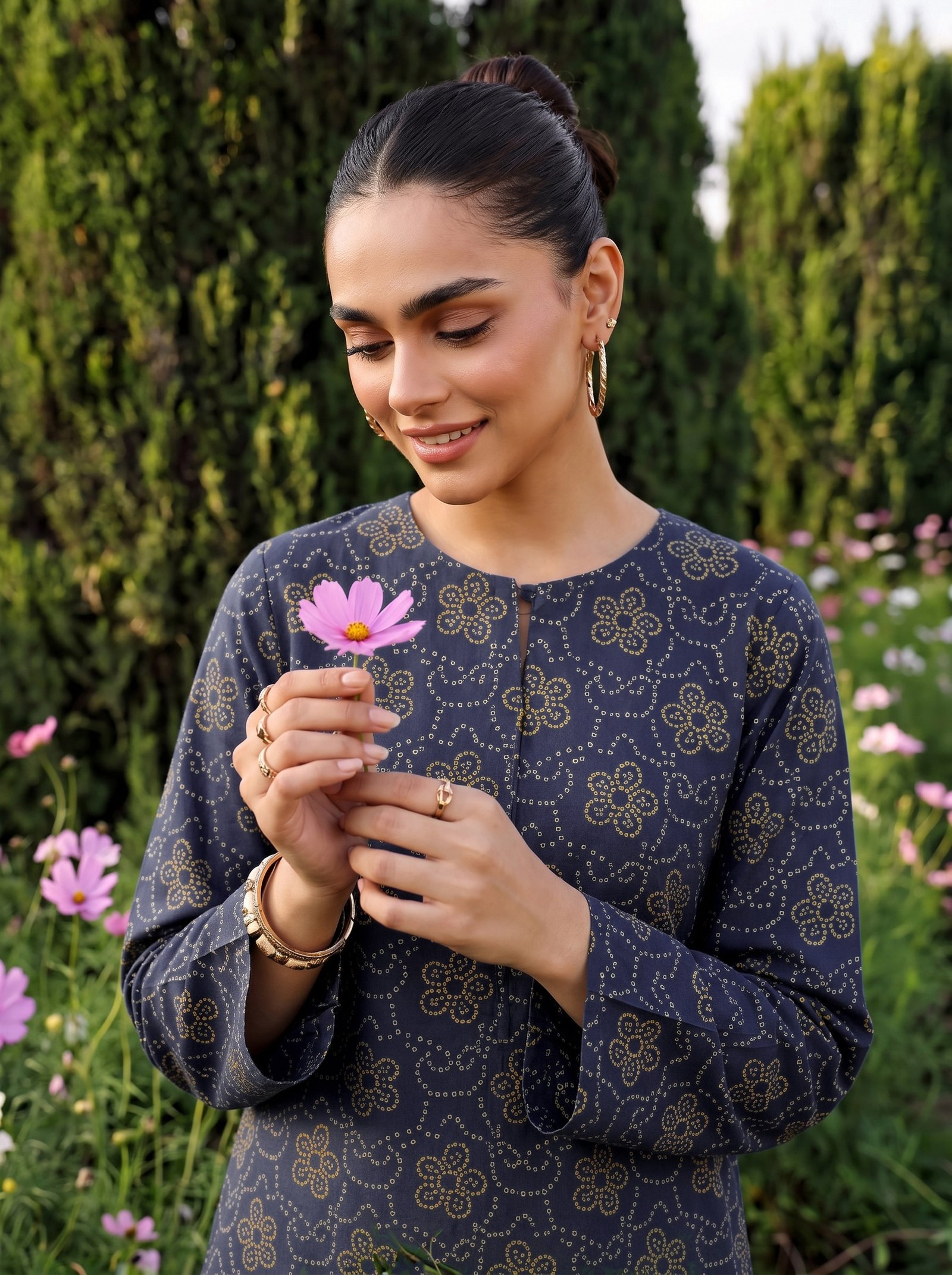 Charming Petal Digital Printed Lawn Wear Charming Petal Digital Printed Lawn Wear - Image 3