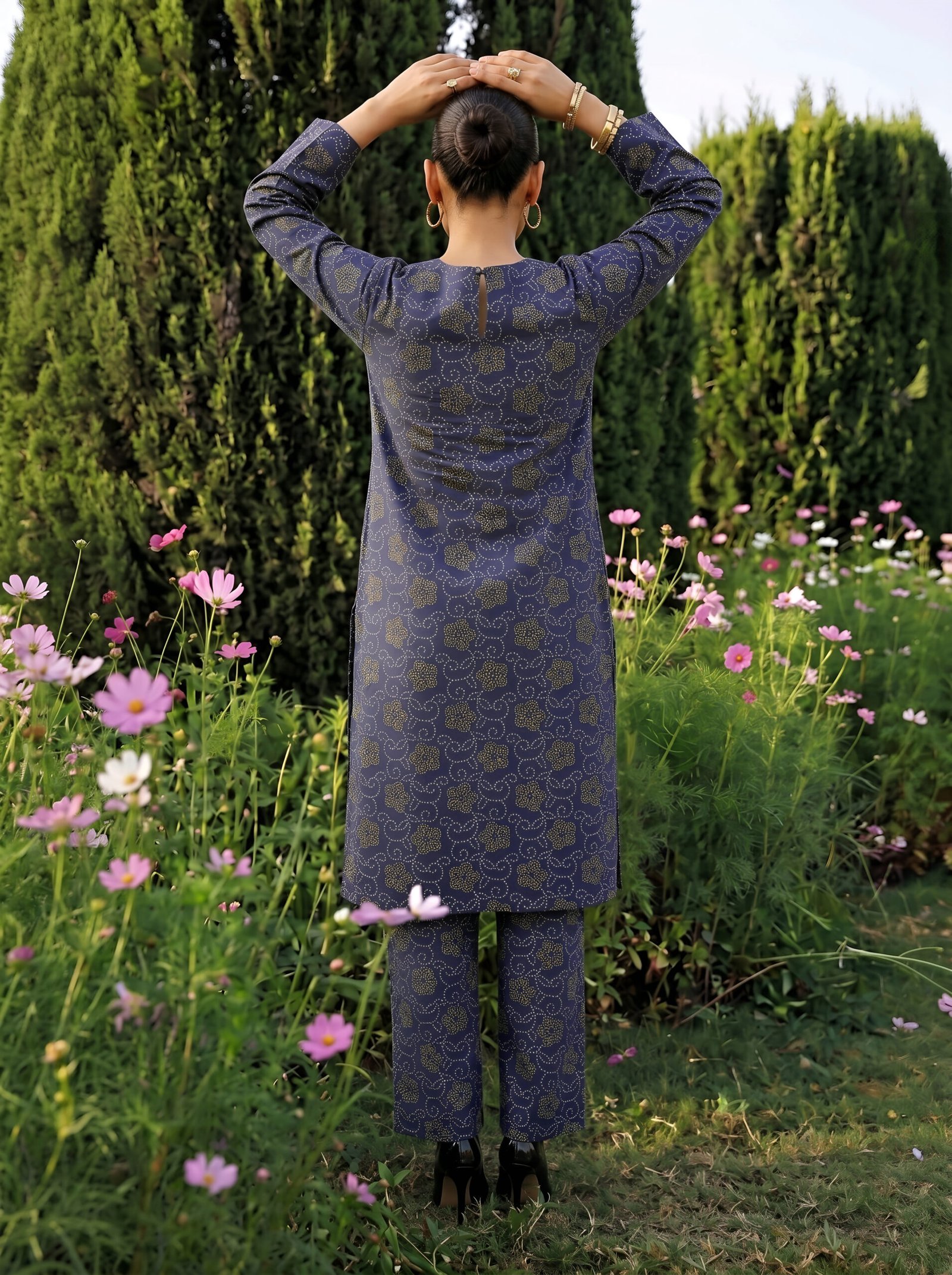 Charming Petal Digital Printed Lawn Wear Charming Petal Digital Printed Lawn Wear - Image 2