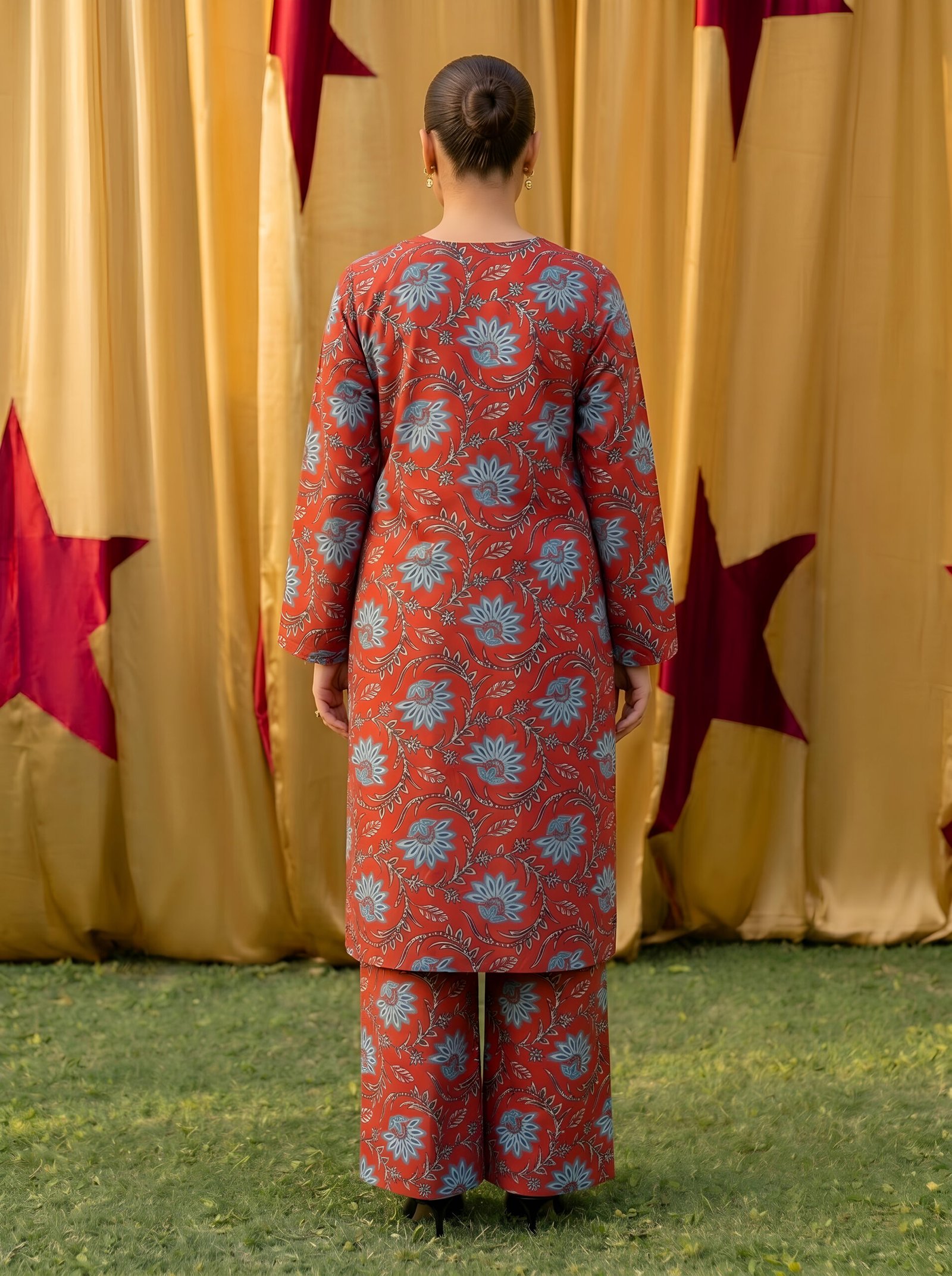 Timeless Grace Digital Printed Lawn Suit Timeless Grace Digital Printed Lawn Suit - Image 5