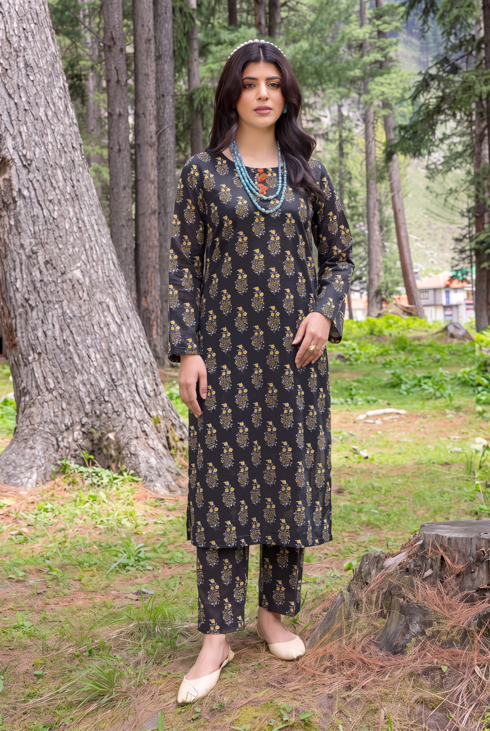 Sapphire Petal Lawn Suit Sapphire Petal Lawn Suit