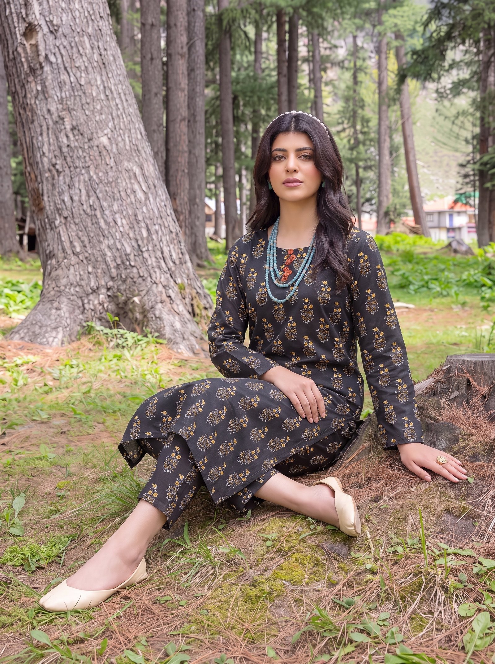 Sapphire Petal Lawn Suit Sapphire Petal Lawn Suit - Image 2