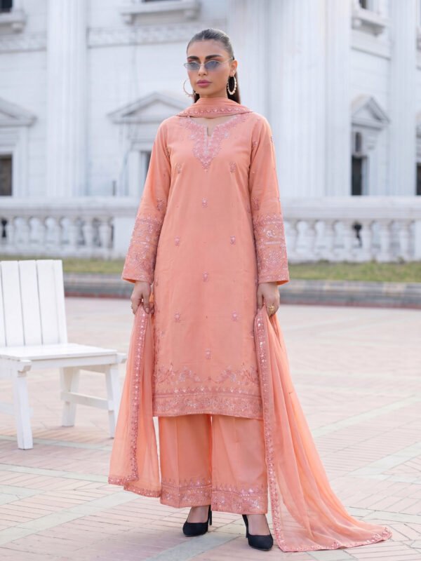 Rang Roopp Monsoon Collection – Embroidered 3 Piece Suit