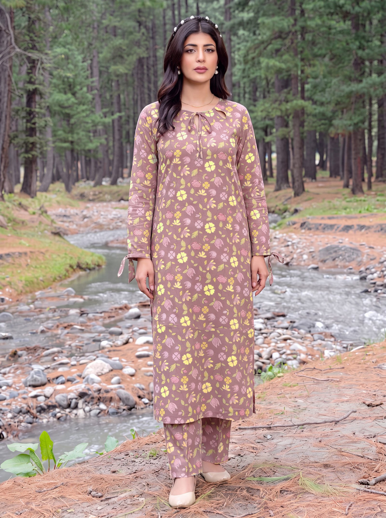 Sapphire Petal Lawn Suit Sapphire Petal Lawn Suit
