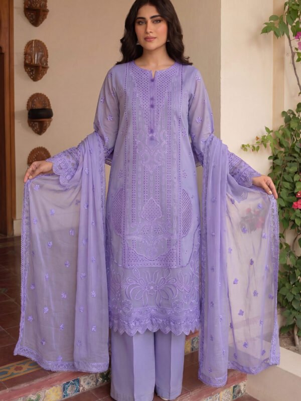 Designer Lawn Embroidered Suit – Monsoon Collection