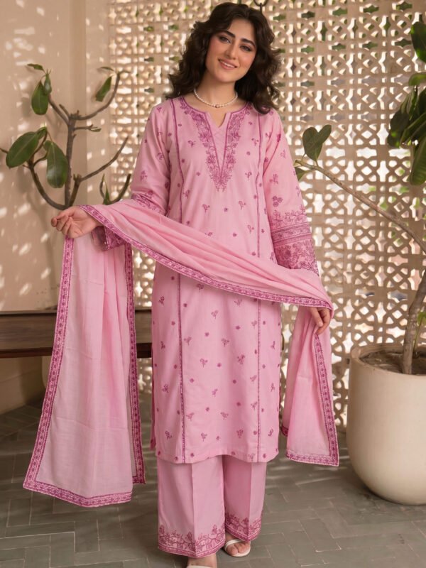 Women's Luxury Embroidered Lawn Dress