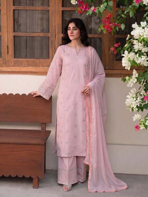 Embroidered 3 Piece Lawn Suit